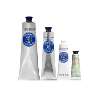 【L’Occitane 歐舒丹】乳油木完美護手組(乳油木護手霜150ml+護手霜75ml 送護手霜30ml/保濕)