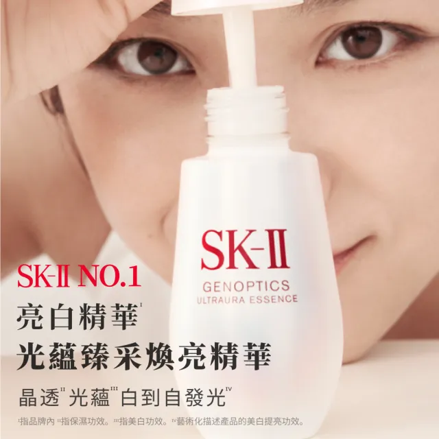 【SK-II官方直營】1+1 光蘊臻采精華30ml+青春露75ml(青春光蘊新客組)