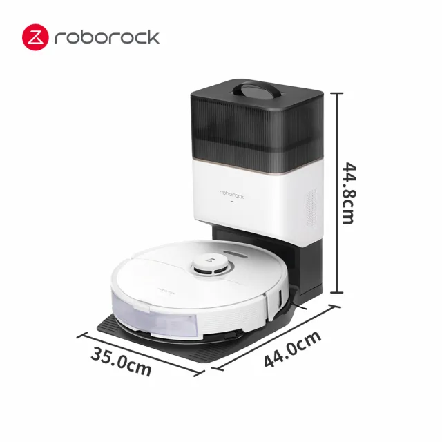 【Roborock 石頭科技】石頭掃地機器人S8+(台灣公司貨/自動集塵/掃拖機器人)