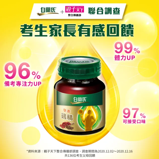 【白蘭氏】學進雞精68ml*6入*4盒 共24入(96%考生家長見證  讀書、備考時刻更專心)