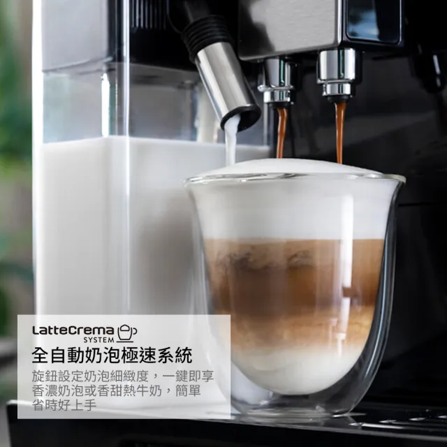 【Delonghi】ECAM 44.660.B 全自動義式咖啡機(+ 電烤盤 + 自動真空儲豆罐)