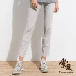 【TOWN’WEAR 棠葳】休閒彈性棉質長褲 2色(中大尺碼/女下著/口袋/百搭/鬆緊腰頭)