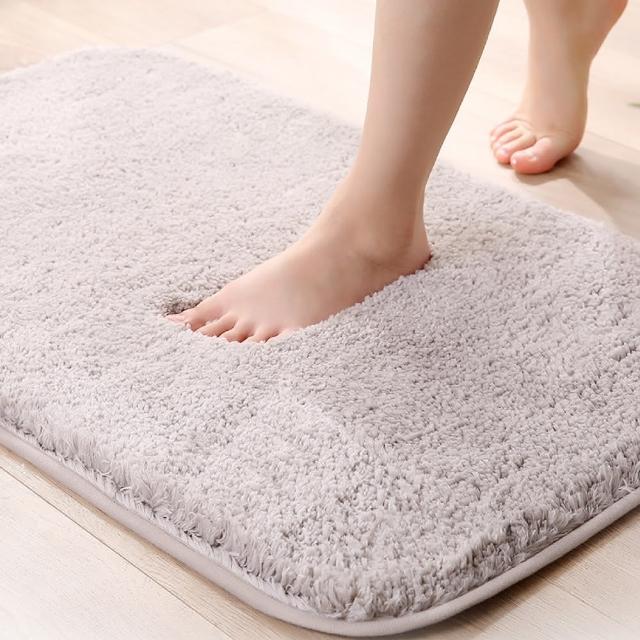 【帕斯特地墊】加厚3cm 40*60cm 絨毛地墊 浴室居家吸水地墊 防滑地墊 室內腳踏墊地毯 可機洗 地毯(地墊)