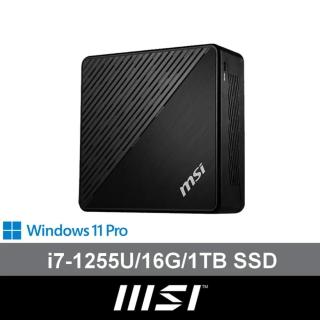 【msi 微星】i7迷你電腦(cubi 5 12m-273tw/i7-1255u/16g/1tb ssd/w11p)