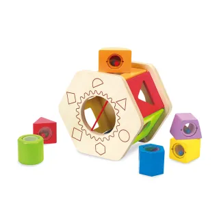 【德國Hape】六角分類積木盒(生日禮物/益智玩具/啟蒙玩具)