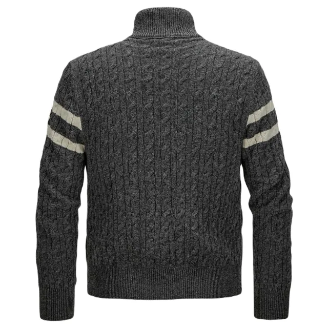 【MONCLER】秋冬新款 男款 羽絨羊毛拼接外套-深灰色(1號USA-S、2號USA-M、3號USA-L、4號USA-XL)
