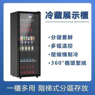 【YouPin】家用冷藏保鮮櫃恆溫展示櫃黑色BC-138(冷藏櫃/保鮮櫃/紅酒櫃/冰箱/冷凍櫃)