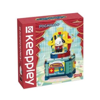 【ToysRUs 玩具反斗城】Qman Keeppley 三麗鷗 馬戲團系列 帕恰狗(兒童 玩具 積木 模型)