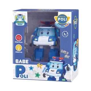 【ToysRUs 玩具反斗城】Robocar Poli救援小英雄波力 波力BABE 4吋變形車