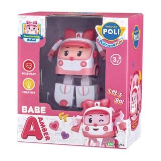 【ToysRUs 玩具反斗城】Robocar Poli救援小英雄波力 安寶BABE 4吋變形車