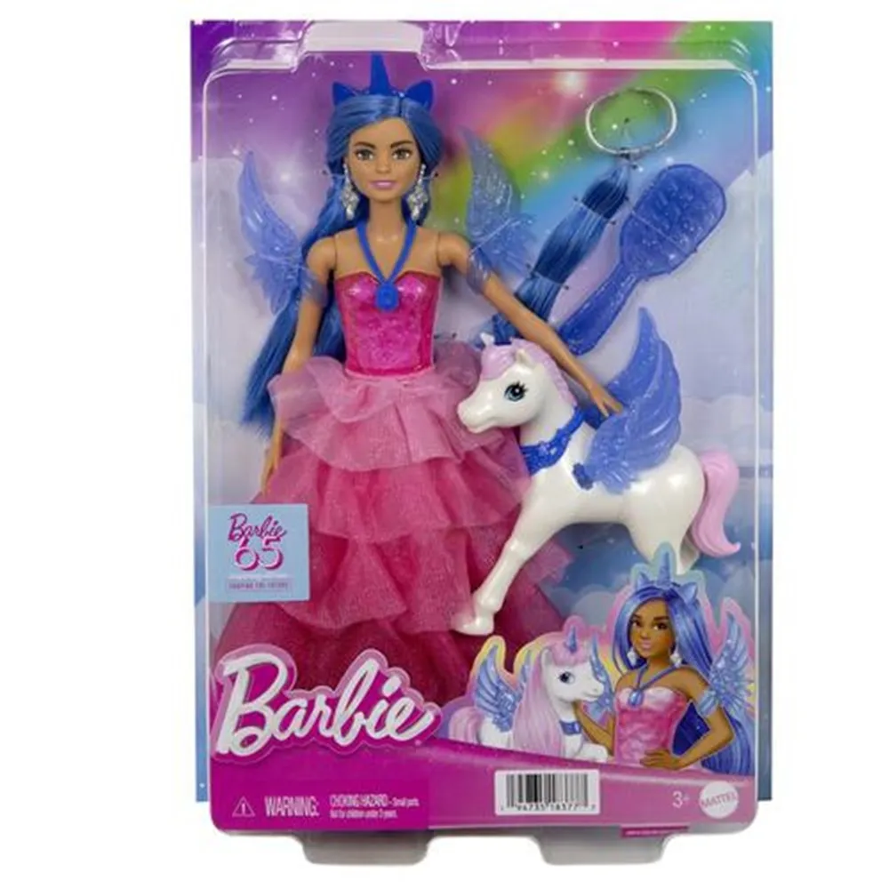 【ToysRUs 玩具反斗城】芭比65週年魔法公主和獨角獸組合