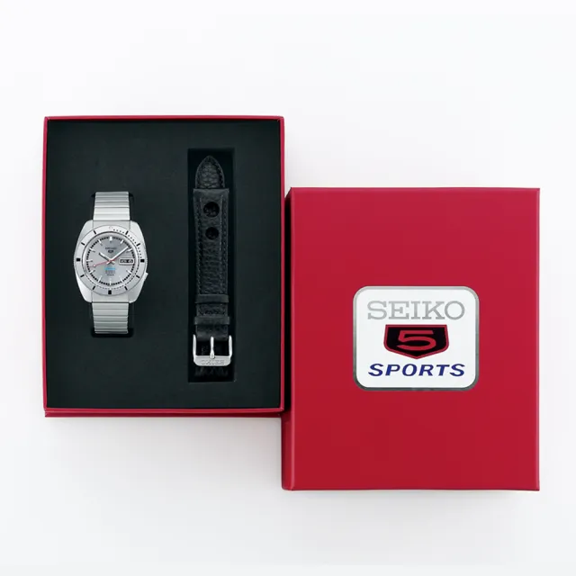 【SEIKO 精工】5 Sports系列 限量 復刻重現 機械腕錶 禮物推薦 送禮首選(SRPL03K1/4R36-16C0N)