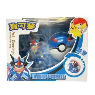 【ToysRUs 玩具反斗城】Pokemon寶可夢變形系列-小智版甲賀忍蛙(兒童 玩具 公仔 模型 神奇寶貝)