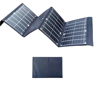 【菲仕德】太陽能板 發電板 太陽能充電板(40W ETFE材質 雙USB+DC輸出 QC快充！充手機筆電)