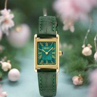 【SEIKO 精工】CS 羅馬刻度 長方形 女錶 手錶 指針錶 年終送禮 禮物(4N30-00S0G/SWR098P1 SK043)