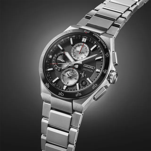 【SEIKO 精工】ASTRON系列 鈦金屬 GPS 太陽能計時腕錶 母親節 禮物 推薦(SSH151J1/5X83-0AA0D)