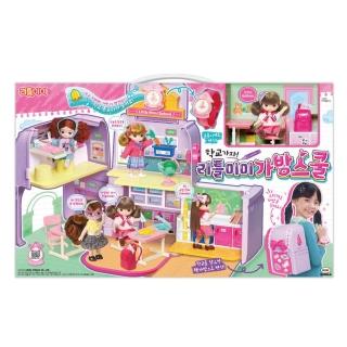 【ToysRUs 玩具反斗城】Mimi World Little Mimi 迷你Mimi書包學校(兒童 玩具 玩偶)