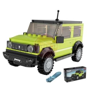【ToysRUs 玩具反斗城】Cada搭 1:24授權JIMMY吉普積木車SUZUKY(玩具 模型 積木 賽車)