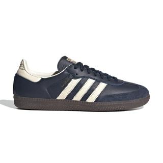 【adidas 愛迪達】Samba OG 男鞋 藍白色 焦糖底 德訓鞋 運動 復古 休閒鞋 ID2056