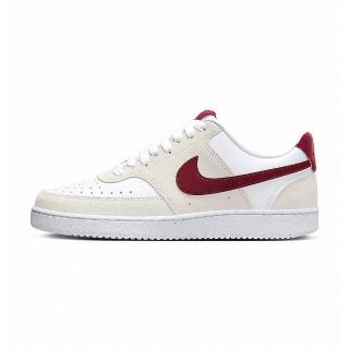 【NIKE 耐吉】W Court Vision Low 女鞋 米白紅色 低筒 基本款 運動 休閒鞋 FQ7628-100