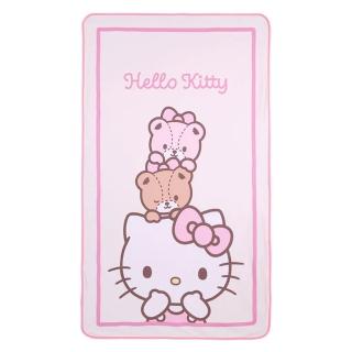 【SANRIO 三麗鷗】涼感冷氣毯 長型毛毯 95*160cm 朋友 Hello Kitty 凱蒂貓
