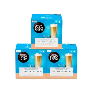 【NESCAFE Dolce Gusto】雀巢多趣酷思希臘式冰咖啡膠囊10顆x3盒(30入;共三盒)