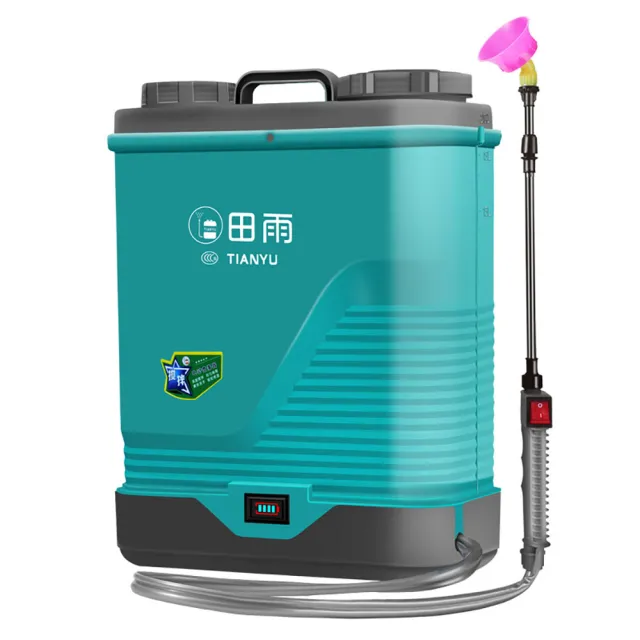 【喜迎豐】新型攪拌型加厚20L電動噴霧器(農用背負式鋰電池高壓打藥機)