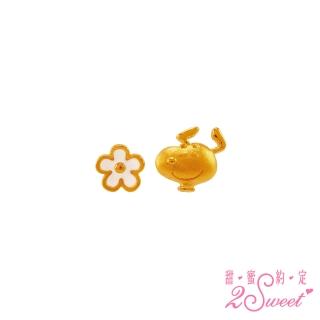 【2sweet 甜蜜約定】SNOOPY史努比純金耳環約重0.40錢(SNOOPY史努比純金金飾)