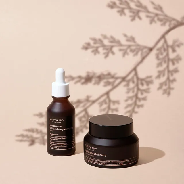 【MARY&MAY】艾地苯黑莓神經醯胺長效滋養霜 70ml(延緩肌膚老化 高效鎖水)