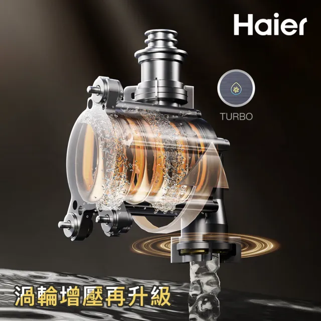 【Haier 海爾】16L燃氣熱水器GT5 數位恆溫2.0 增壓/水伺服/五段火排(JSQ34-16GT5 基本安裝)