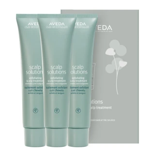 【AVEDA】蘊活淨瑕潔膚凝膠三件組 150mlX3(全新頭皮保養 呵護髮肌齡)