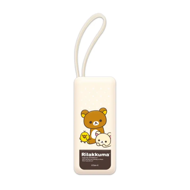 【Rilakkuma 拉拉熊】PRL-114 6000mAh 夾心棒行動電源(自帶線/Type-C專用)