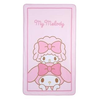 【SANRIO 三麗鷗】涼感冷氣毯 長型毛毯 95*160cm 朋友 美樂蒂