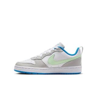 【NIKE 耐吉】COURT BOROUGH LOW RECRAFT GS 女鞋 大童 休閒鞋 運動鞋-灰白(DV5456005)