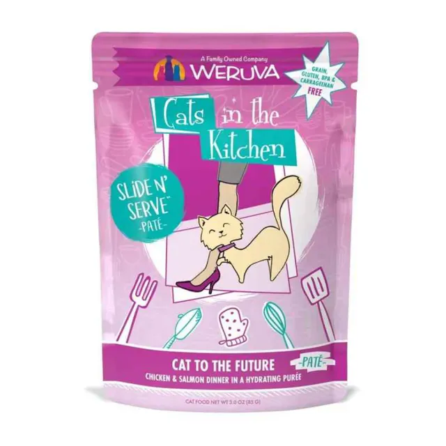 【Cats in the Kitchen 凱特美廚】貓咪易開餵主食餐包 3.0oz/85g*24包組(貓餐包)