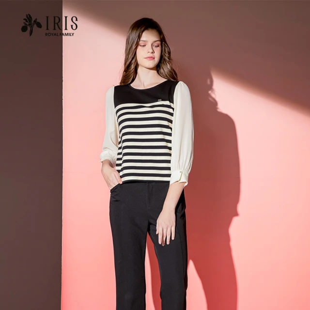 IRIS 艾莉詩 日系亞麻棉上衣-2色(42928)優惠推薦