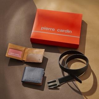 【pierre cardin 皮爾卡登】皮帶皮夾2380禮盒組(週年慶限定)