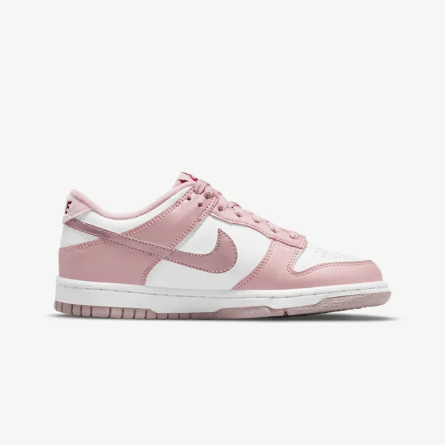 【NIKE 耐吉】休閒鞋 DUNK LOW GS 女鞋 大童鞋 櫻花 粉色 白色 休閒 潮流 穿搭 情人節(DO6485-600)