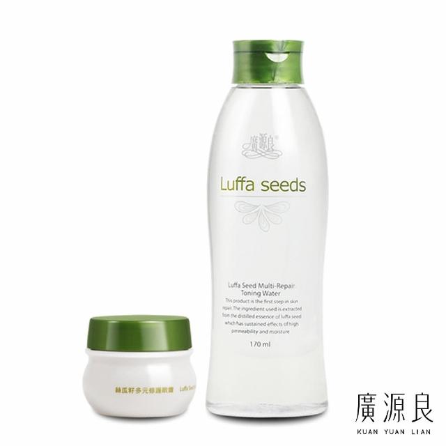 【廣源良】絲瓜籽多元抗氧修護水霜二入組(修護露170ml+眼霜30ml)