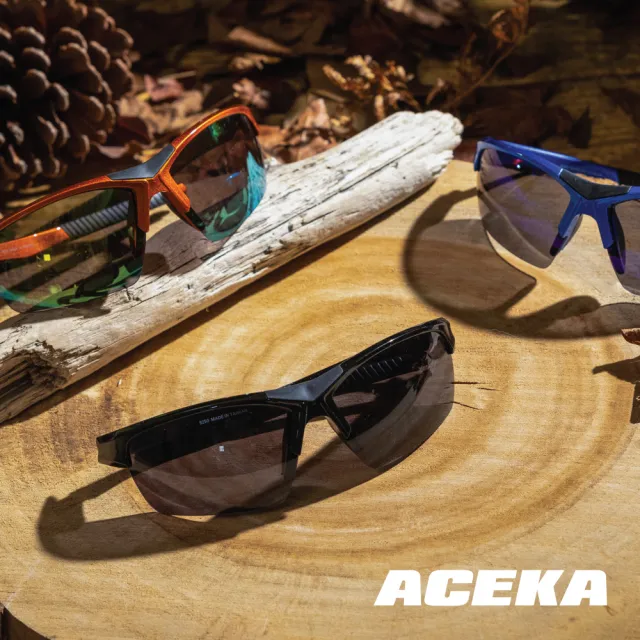 【ACEKA】台灣製墨鏡寂靜黑兒童運動太陽眼鏡(SUNSHINE 親子系列)