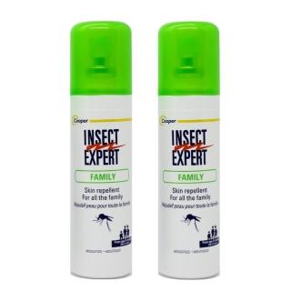 【COOPER】禦叮派卡瑞丁20%長效防蚊液 100ml+100ml(唯一法國藥廠原裝 / 世衛推薦防蚊成分)