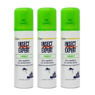 【COOPER】禦叮派卡瑞丁20%長效防蚊液 100ml（三入組）(唯一法國藥廠原裝 / 世衛推薦防蚊成分)