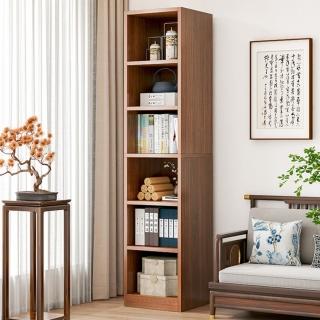 【MINE家居】書櫃 書架 原木紋收納書櫃 6層款 30x30X178 cm(書架/書櫃/收納架)