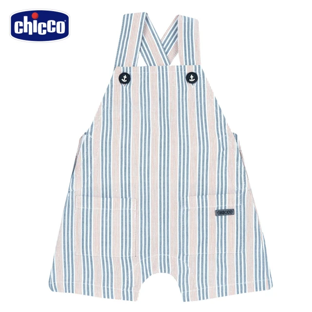 Chicco 24SS-單車之旅-格紋背心褲短袖套裝折扣推薦