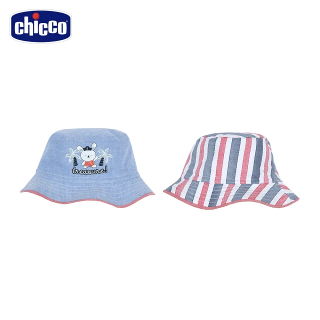 Chicco 24SS-海岸時光-條紋雙面帽品牌優惠