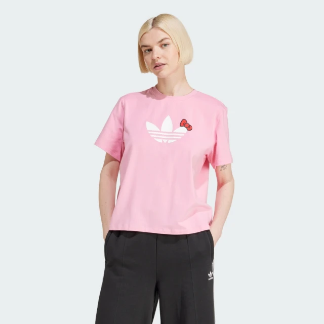 adidas 愛迪達 HELLO KITTY 短袖上衣 女 - Originals IX7882