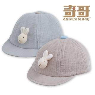 【奇哥官方旗艦】比得兔 男童裝 彩色比得純棉紗布鴨舌帽(頭圍44-50公分)