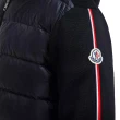 【MONCLER】秋冬新款 男款 羽絨羊毛拼接連帽外套-深藍色(2號USA-M、3號USA-L、4號USA-XL)