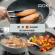 【WOKY 沃廚】哈哈鍋2.0雙鍋組-32cm深煎鍋(Ticera系列/不沾鍋/平底鍋)