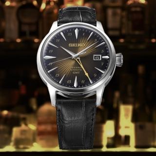 【SEIKO 精工】Presage 調酒GMT機械錶-40.5mm 母親節 禮物 送禮(SSK039J1/4R34-00J0Q)